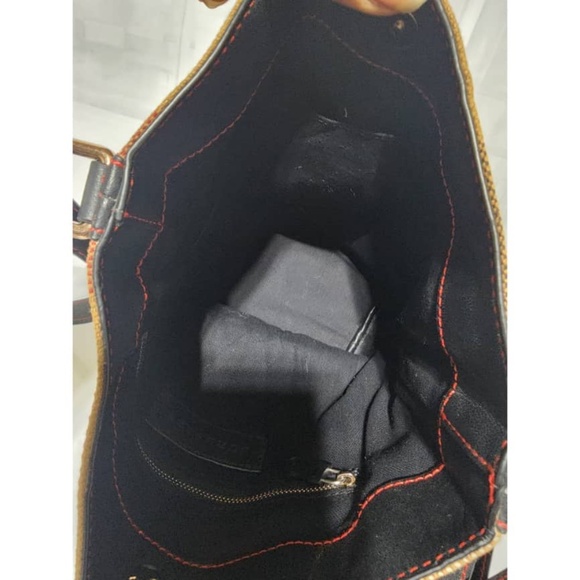 Authentic Burberry Ashby House Check Canvas with Sequins Mini Bag - Picture 15 of 15